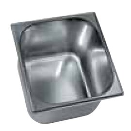 Steel ice cream shop container