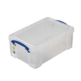 storage box with lid PP A4 transparent 9 ltr | 395 mm x 255 mm H 155 mm product photo