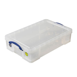 storage box with lid PP transparent 33 ltr | 710 mm x 440 mm H 165 mm product photo