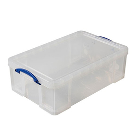 storage box with lid PP transparent 50 ltr | 710 mm x 440 mm H 230 mm product photo
