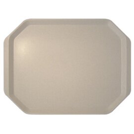 canteen tray OCTAGON GFP-SMC light grey octagonal | 424 mm  x 325 mm product photo