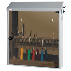 sterilisation cabinet stainless steel 1020 mm  x 125 mm  H 600 mm  | magnetic tape holder product photo