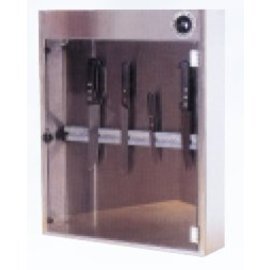sterilisation cabinet stainless steel 510 mm  x 125 mm  H 600 mm  | magnetic tape holder product photo