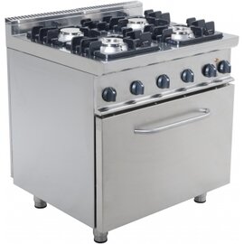 gas stove E7/KUPG4LE gastronorm 400 volts 5.48 kW (electric oven) 24 kW (gas) | oven product photo