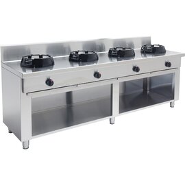 gas-powered wok stove CC/04 56 kW | open base unit product photo