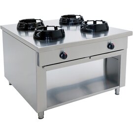 gas-powered wok stove CC/04 56 kW | open base unit product photo
