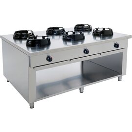 gas-powered wok stove CC/06 84 kW | open base unit product photo