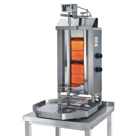 gyros grill GD 2-S infrared double burner liquid gas 7.0 kW  H 915 mm product photo