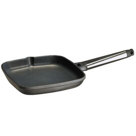 frying pan cast aluminium non-stick coated induction-compatible  L 400 mm  B 250 mm • removable stainless steel handle product photo