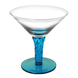sundae dish Rimini turquoise | glass with relief | 450 ml product photo