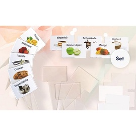ice cream flavor sign | 2-sided | for pinning | 65 pieces product photo