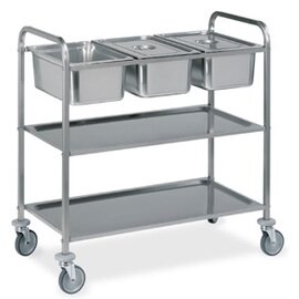 serving trolley  | 2 shelves 1000 x 500 mm product photo