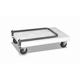 platform trolley plastic • load 200 kg | 570 mm x 950 mm H 870 mm product photo  S