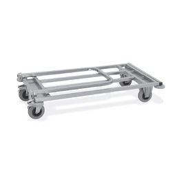 platform trolley stainless steel • load 200 kg | 600 mm x 1100 mm H 880 mm product photo  S