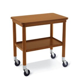 side trolley walnut coloured  | 2 shelves 770 x 470 mm product photo