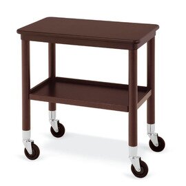 side trolley wenge coloured  | 2 shelves 770 x 470 mm product photo