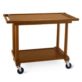 serving trolley walnut coloured  | 2 shelves product photo