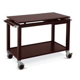 serving trolley wenge coloured  | 2 shelves 1050 x 550 mm product photo