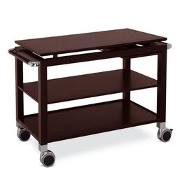 serving trolley wenge coloured  | 3 shelves 1050 x 550 mm product photo