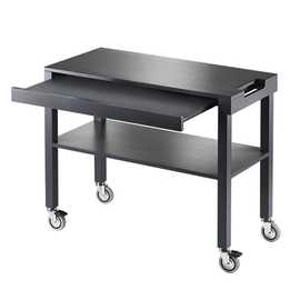 serving trolley anthracite | cutlery tray | 1000 mm x 450 mm H 840 mm product photo