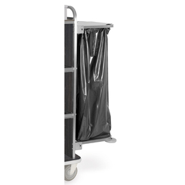 Garbage bag holder with lid and small garbage bag holding platform product photo  S