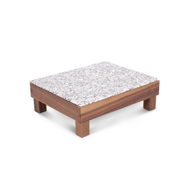 buffet plate GN 1/2 NATURE wood bright granite plate coolable product photo
