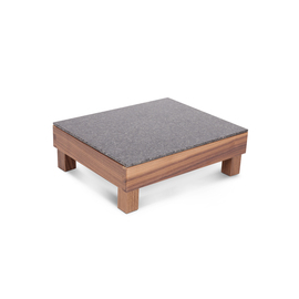 buffet plate GN 1/2 NATURE wood | granite plate dark | coolable product photo