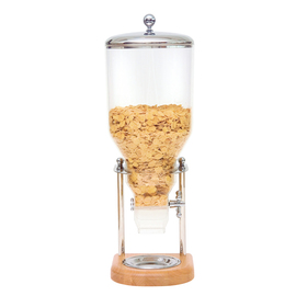 Cerealiendispenser CLASSIC cherry wood coloured 7 ltr | handling per turning knob product photo