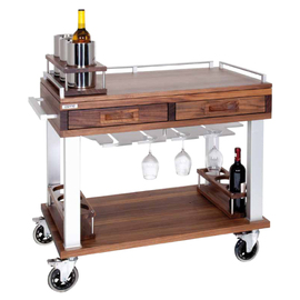 wine cart NATURE | 2 shelves product photo