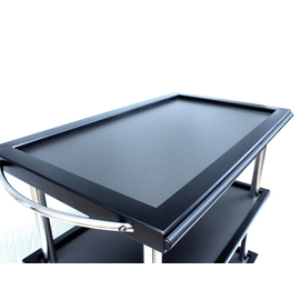 serving trolley black | 3 shelves L 1020 mm B 570 mm H 970 mm product photo  S