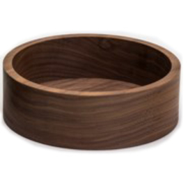 wooden bowl FANTASY walnut coloured Ø 200 mm H 80 mm product photo