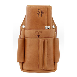 waiter wallet BULL HEAD with quiver cowhide leather brown product photo