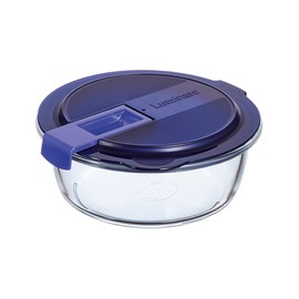 storage container 0.67 ltr with lid EASY BOX glass round 167 mm x 159 mm H 66 mm product photo