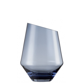 vase | lantern DIAMONDS glass blue H 220 mm Ø 165 mm product photo
