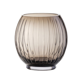 vase SIGNUM glass brown relief H 190 mm Ø 185 mm product photo