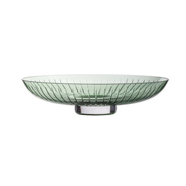 bowl SIGNUM glass green Ø 340 mm H 80 mm product photo