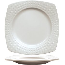 square plate SATINIQUE porcelain cream white square | 150 mm  x 150 mm product photo