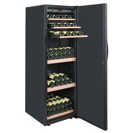 wine cabinet CS200DYB black  | solid door | absorption technology product photo