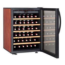 wine cabinet brown  | glass door | absorption technology product photo