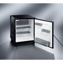 minibar miniCool DS 600 black aluminium decor 52 ltr | absorber cooling | door swing on the right product photo  S