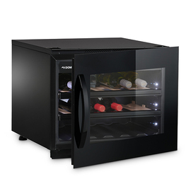 wine refrigerator DESIGN-LINE E18FGB glass door product photo  S