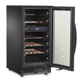 wine refrigerator DESIGN-LINE E28FG glass door product photo  S