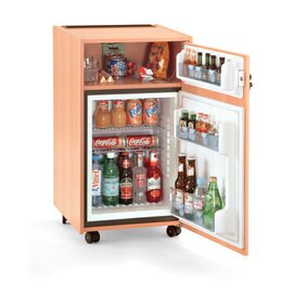 minibar RH 465 LD beechwood coloured 65 ltr | absorber cooling | door swing on the right product photo