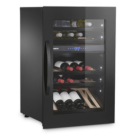 wine refrigerator DESIGN-LINE E49FGB glass door product photo