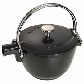 tea kettle 1.15 ltr cast with lid black  Ø 165 mm | tea egg product photo