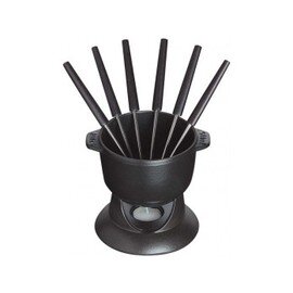 little fondue set cast iron black | 750 ml product photo
