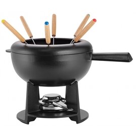fondue set cast iron black | 1750 ml product photo