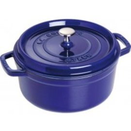cocotte 8.35 ltr cast iron with lid dark blue  Ø 300 mm  | cast-on handles product photo