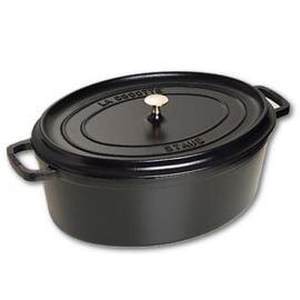 cocotte 3.8 ltr cast iron with lid black  Ø 260 mm  | cast-on handles product photo