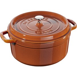 cocotte 5 ltr cast iron cinnamon coloure product photo
